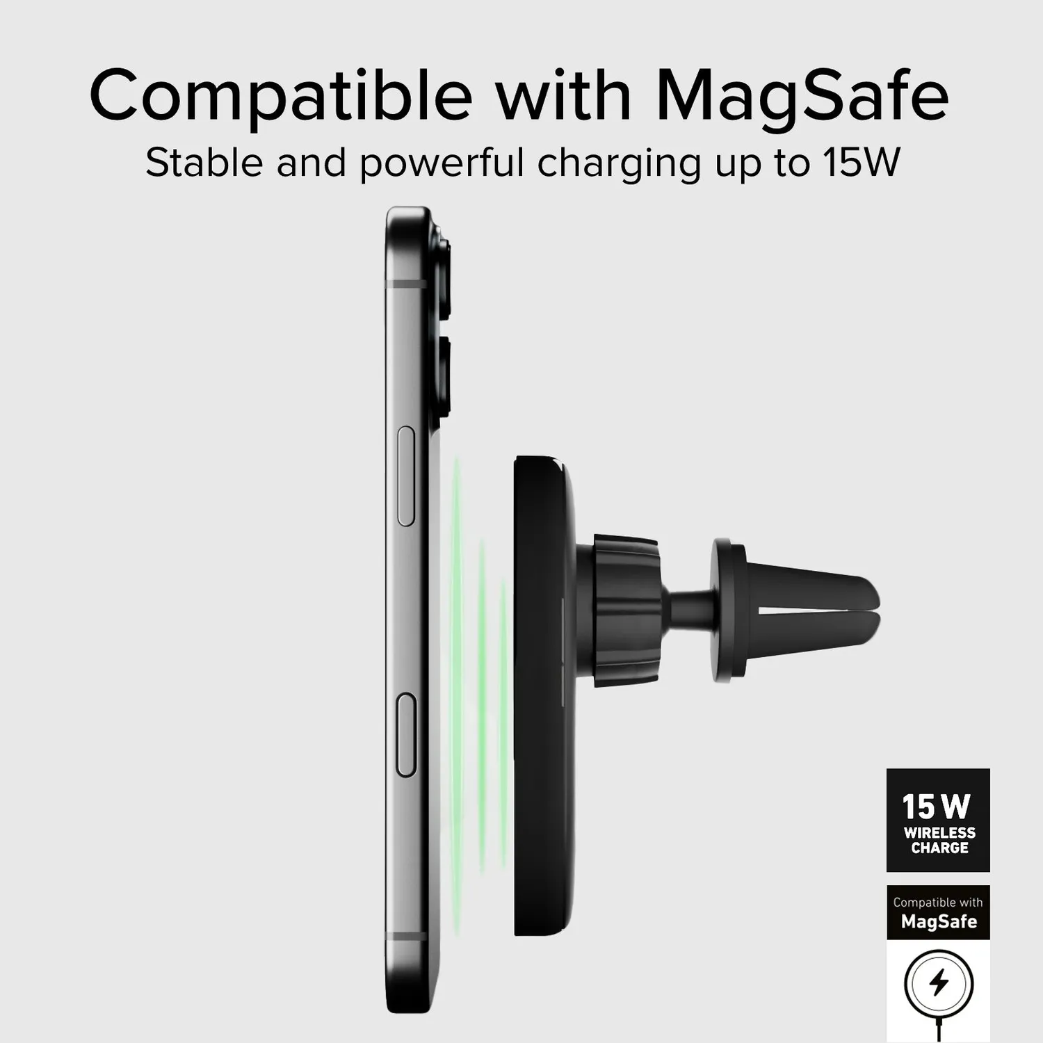 SBS MagSafe Auto Handyhalterung Lüftung 15W Qi2