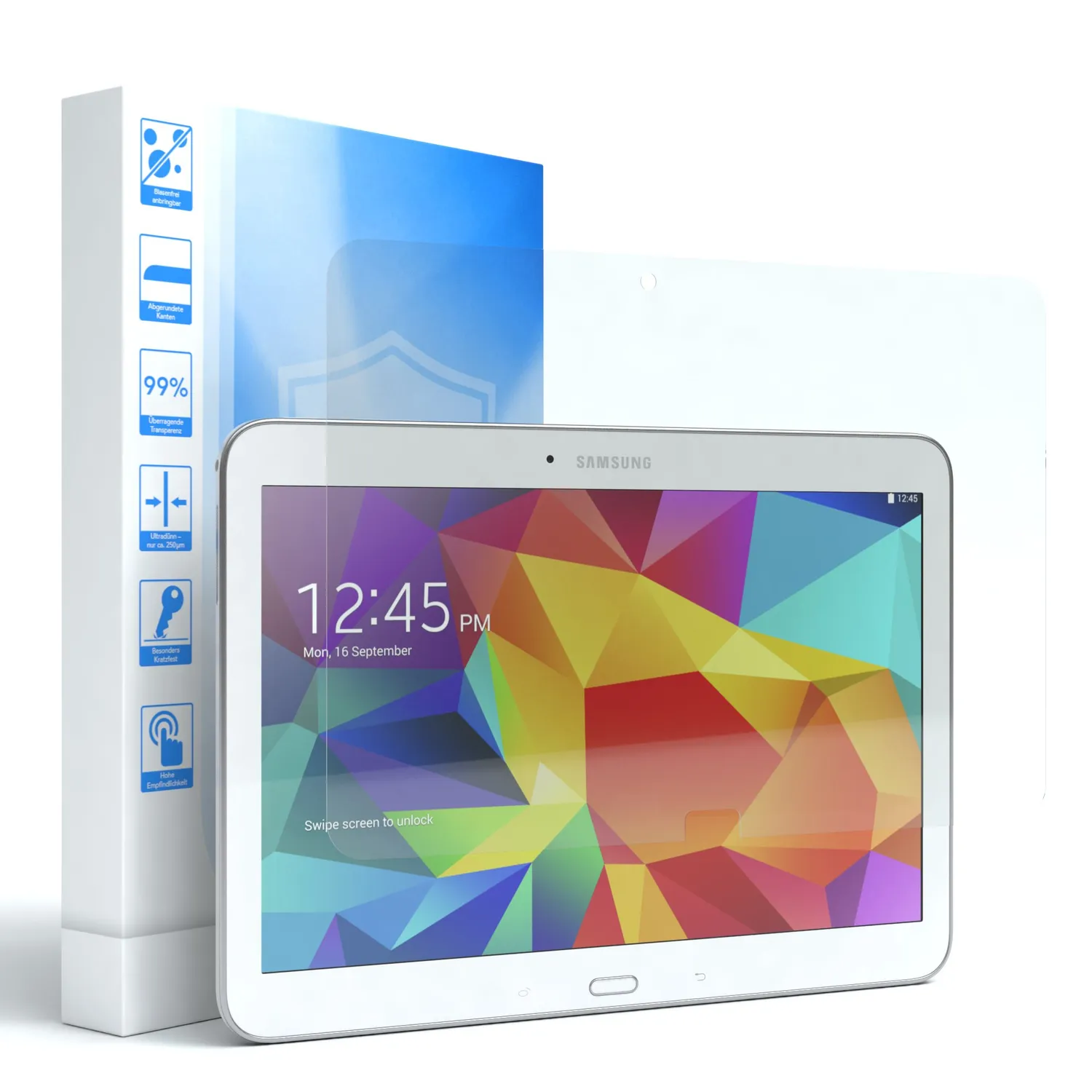 EAZY CASE Galaxy Tab 4 8.0 Glasfolie transparent 9H