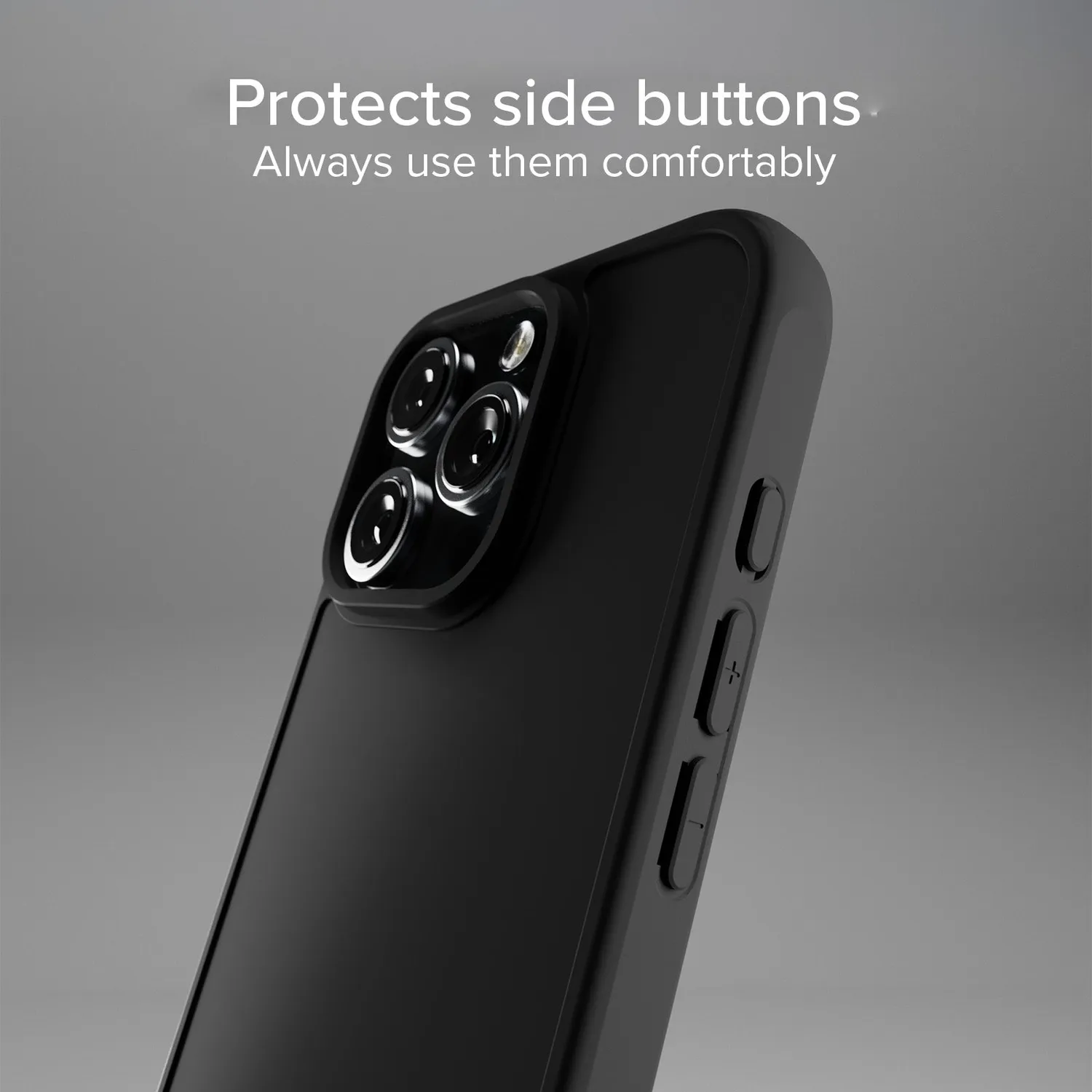 SBS iPhone 16 Pro Max Hülle D3O Schwarz stoßfest