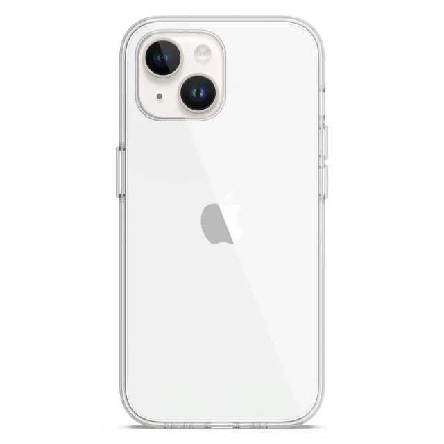 arktis CLEAR iPhone 15 Hülle transparent Metall-Buttons