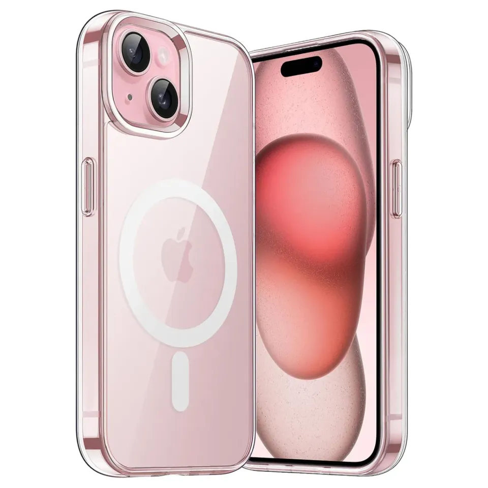 arktis Crystal Case iPhone 15 Hülle Transparent mit MagSafe