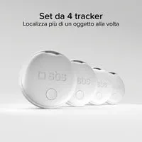 SBS Track My Circle Tracker Find My 4er schwarz