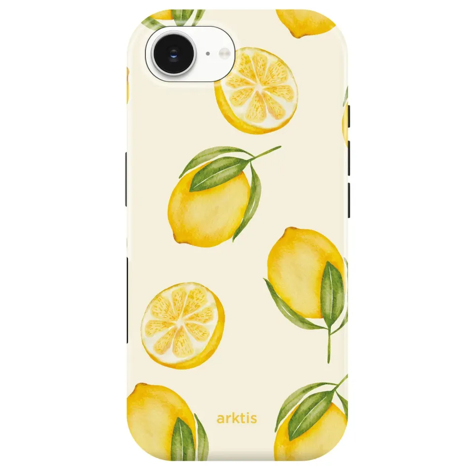 arktis Lemon iPhone 16e Hülle MagSafe mit Print