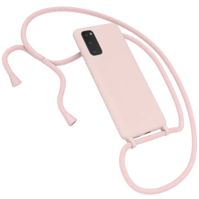 EAZY CASE Galaxy S20 Handykette Alt Rosa Silikon