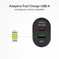 SBS Power Delivery Wandladegerät 25W USB-C USB-A Schnellladen
