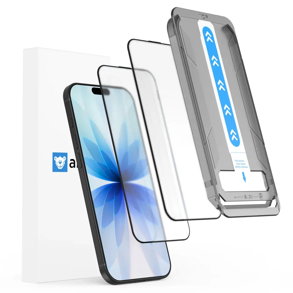 arktis iPhone 17 Matt Panzerglas 2 Stück entspiegelt