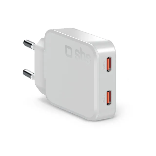 SBS 65W GaN Slim USB-C Wandladegerät 2-Port PD