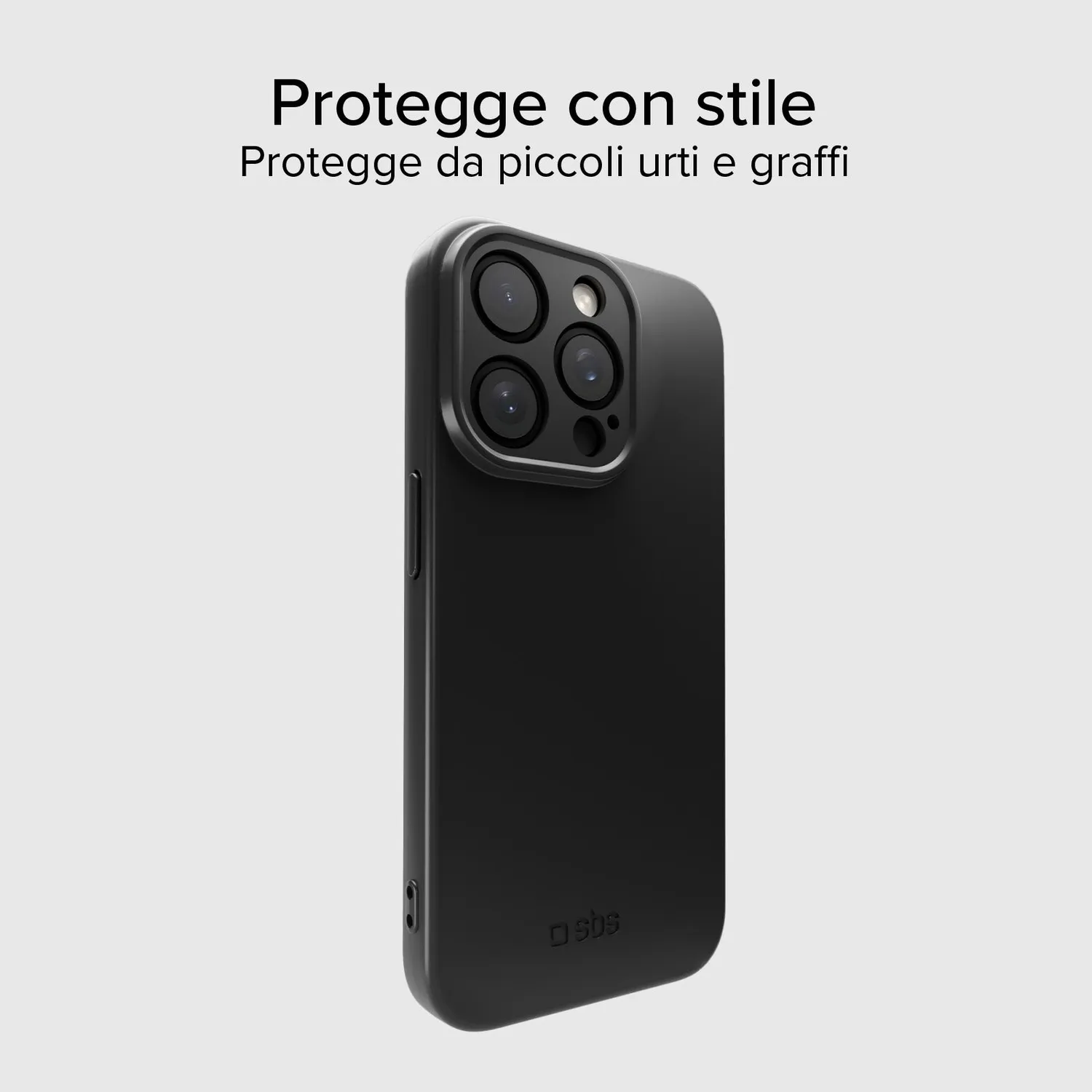 SBS Instinct iPhone 14 Pro Hülle Schwarz TPU