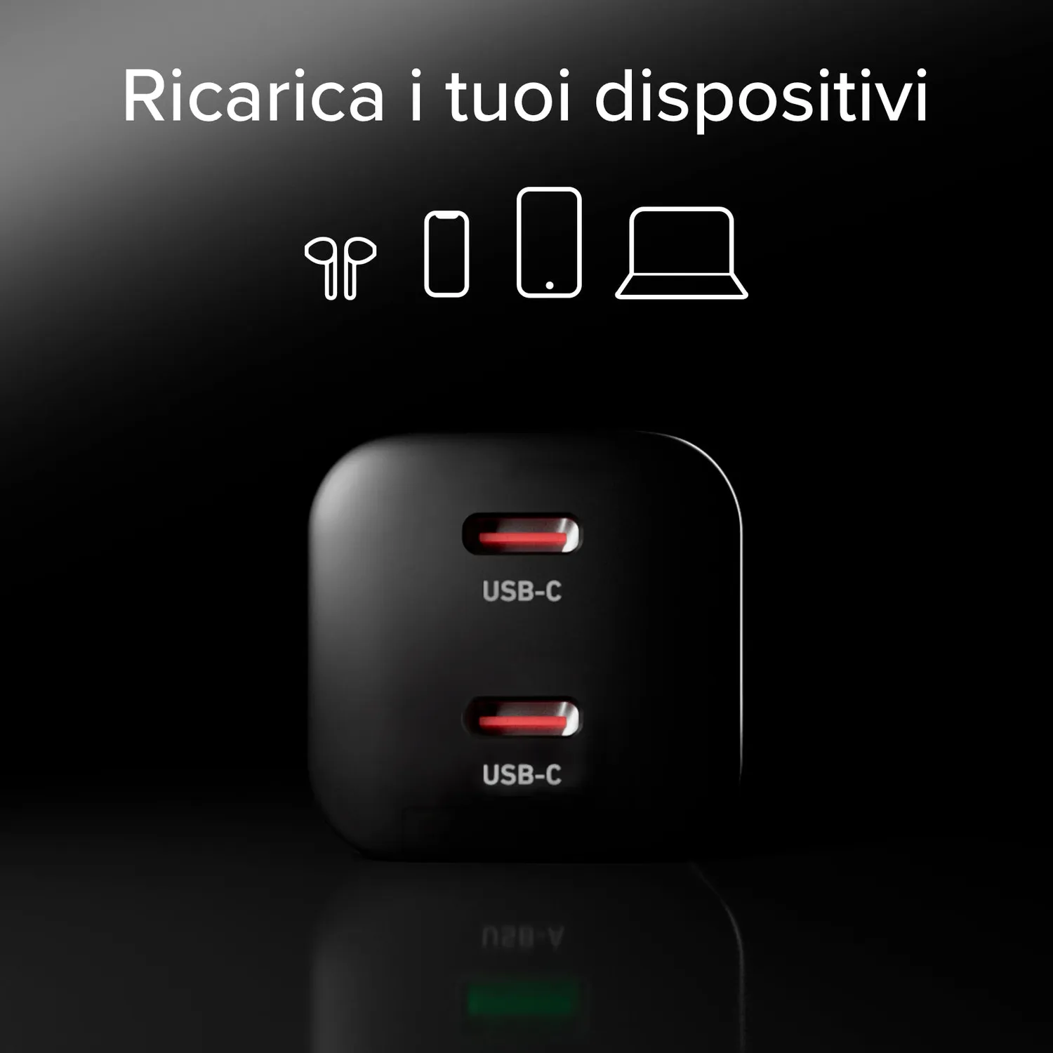 SBS 100W USB-C Ladegerät Set mit Kabel GaN
