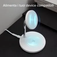 SBS Ladestation 2-in-1 magnetisch 15W für iPhone AirPods