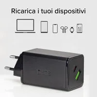 SBS 65W GaN USB-C PD + USB-A Ladegerät schnell kompakt