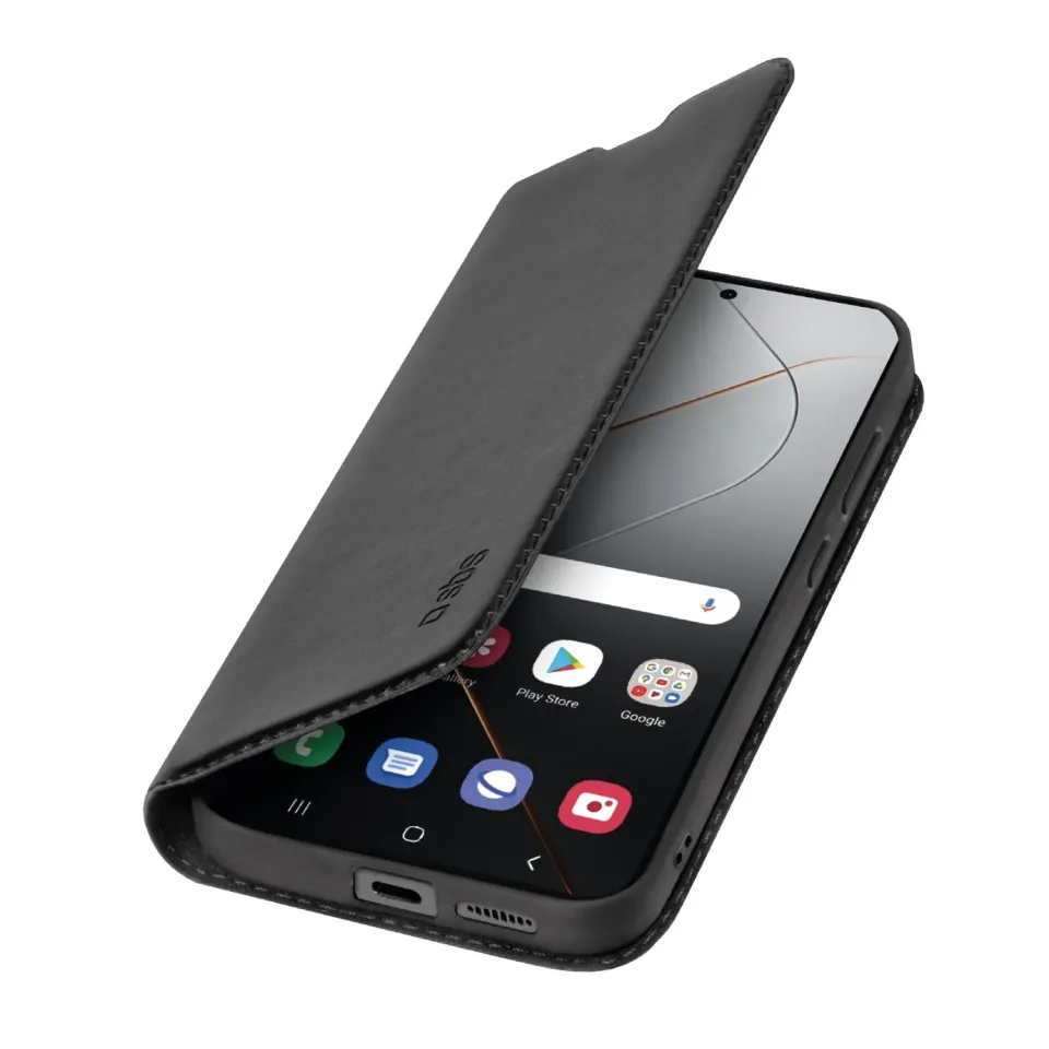 SBS Book Wallet Lite Hülle für Xiaomi 14 Pro schwarz Leder