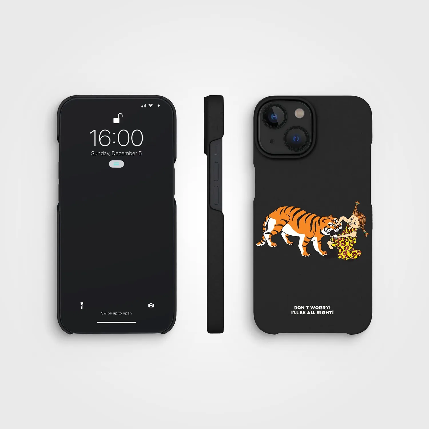 agood company PLNTPRTCT iPhone 13/14 Handyhülle Pippi I'll be all right