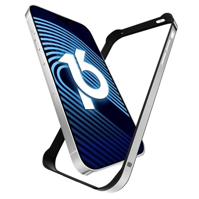 arktis iPhone 16 Plus Bumper Silber Aluminium