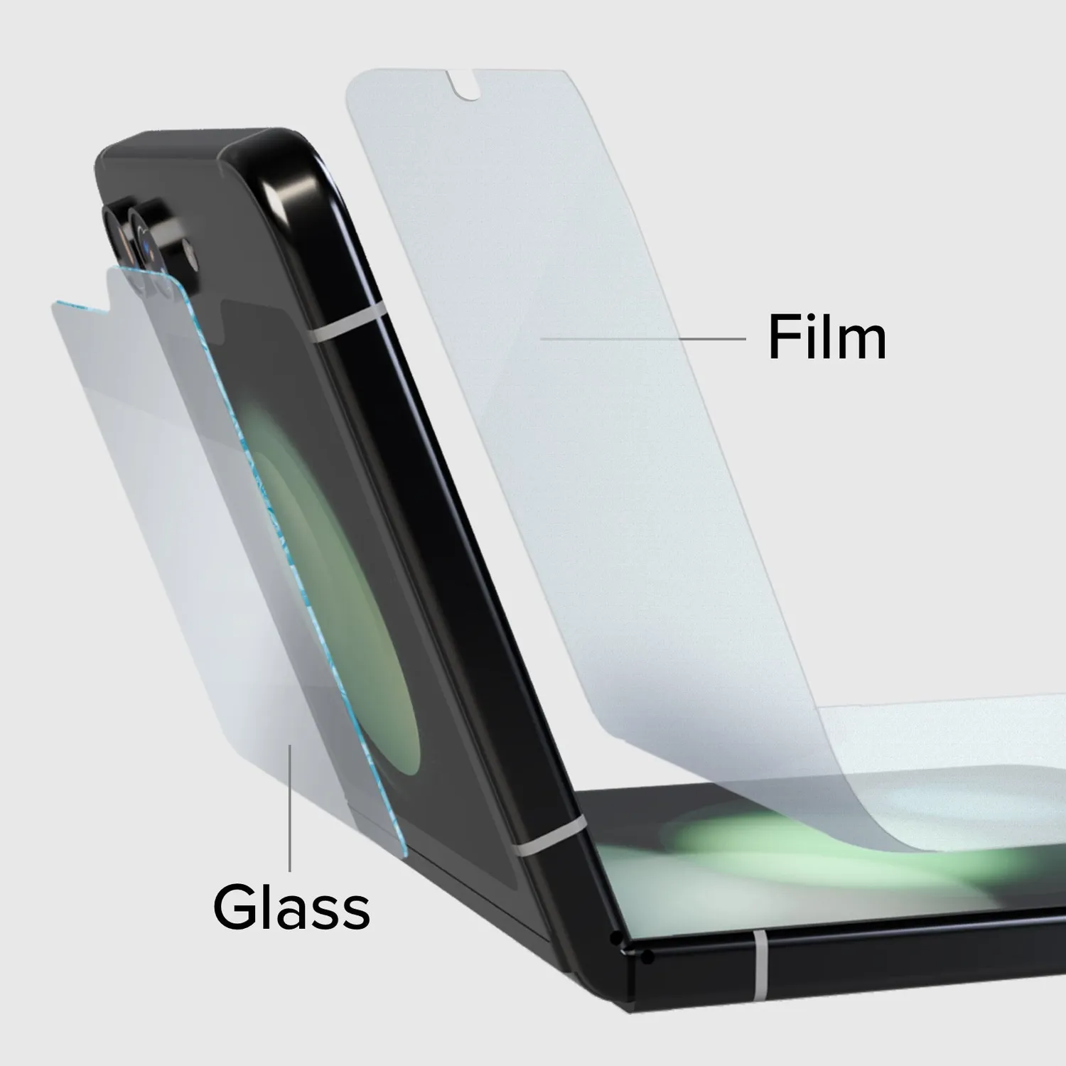 SBS Displayschutzfolie Galaxy Z Flip 5 transparent