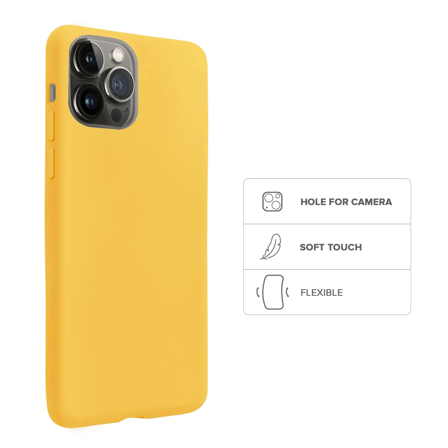 SBS Rainbow iPhone 13 Pro Max Hülle Gelb