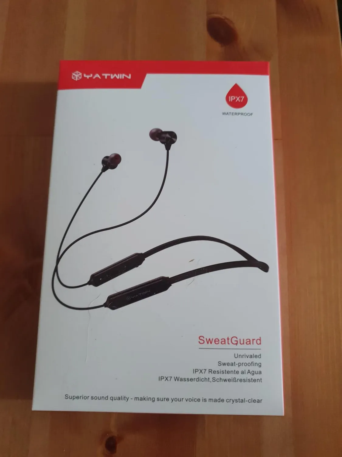 YATWIN Sport Bluetooth Kopfhörer In-Ear Schwarz IPX7