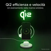 SBS Qi2 3-in-1 Ladestation kabellos MagSafe schwarz