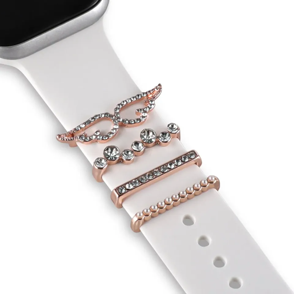 arktisband Diamond Wings Apple Watch Charms Roségold