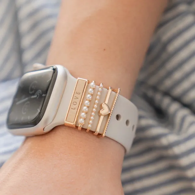 arktisband Apple Watch Charms Anhänger Love Edelstahl