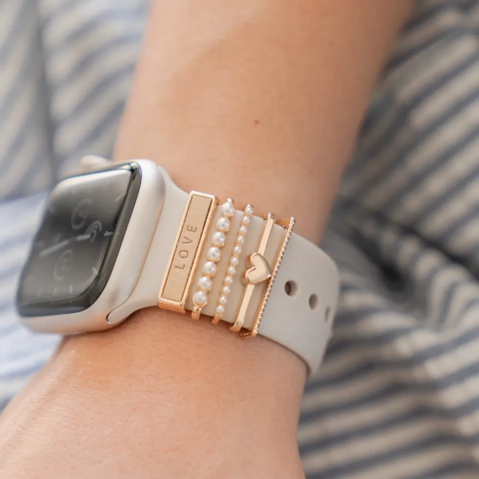 arktisband Apple Watch Charms Anhänger Love Edelstahl