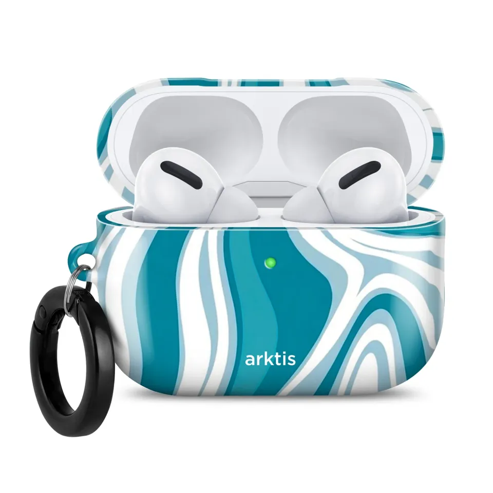 arktis AirPods Pro 3 Hülle Blue Lagoon Polycarbonat