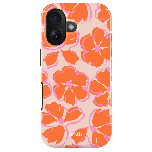 arktis iPhone 16 Hülle Orange Mallow mit MagSafe