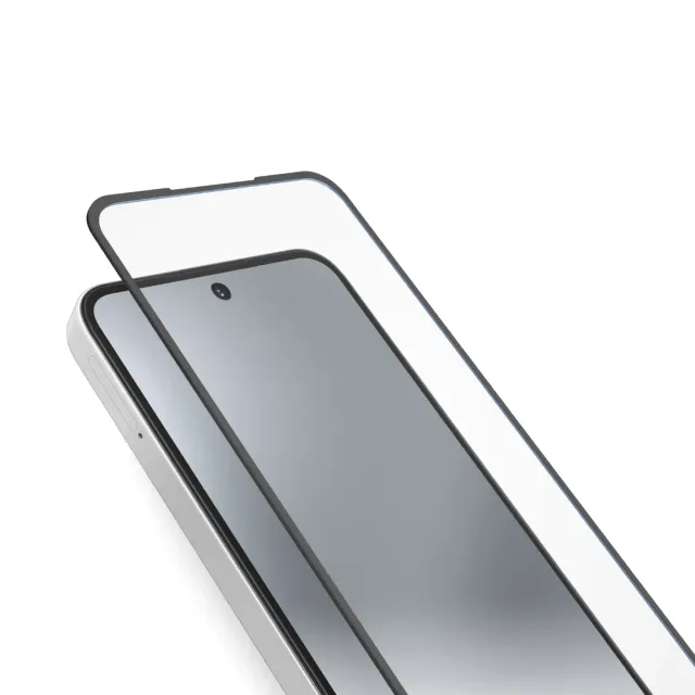 SBS Full Cover Panzerglas Redmi 15 schwarz stoßsicher