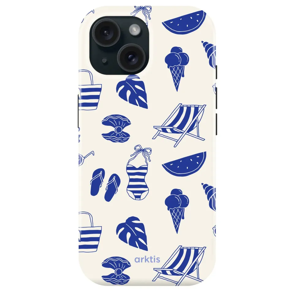 arktis Beach Style iPhone 14 Hülle MagSafe Print stoßfest