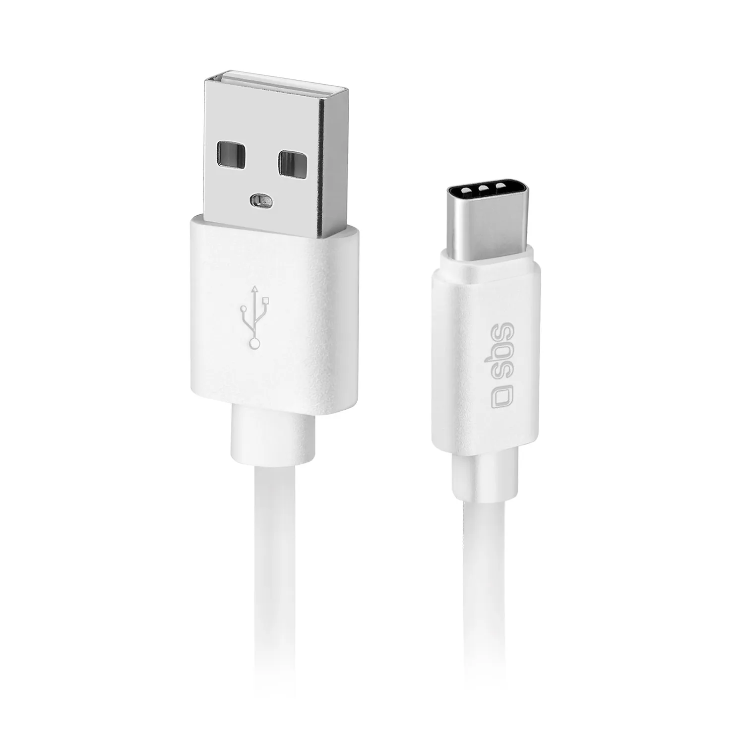 SBS Silikon USB-C Ladekabel 1,5 m blau Datenkabel