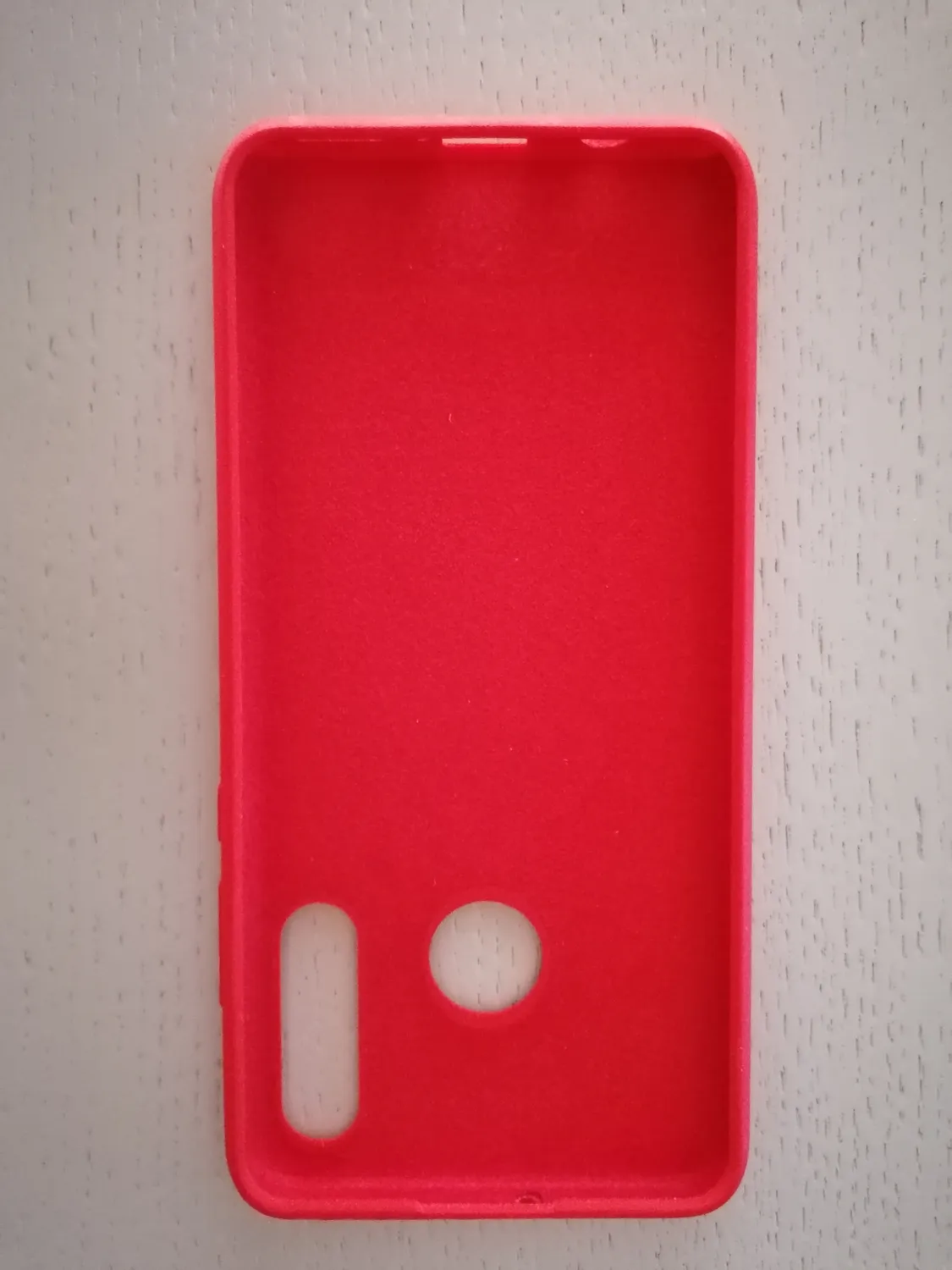YATWIN Huawei P30 Lite Silikonhülle Rot ultradünn