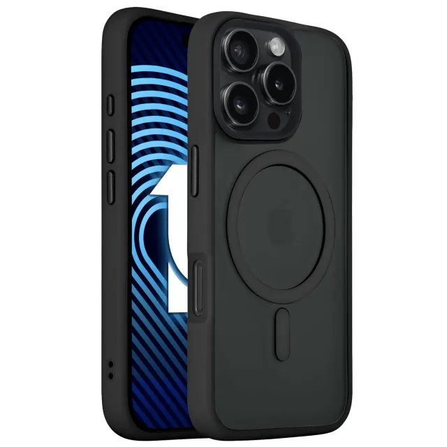 arktis Solid Case iPhone 16 Pro Hülle Schwarz MagSafe