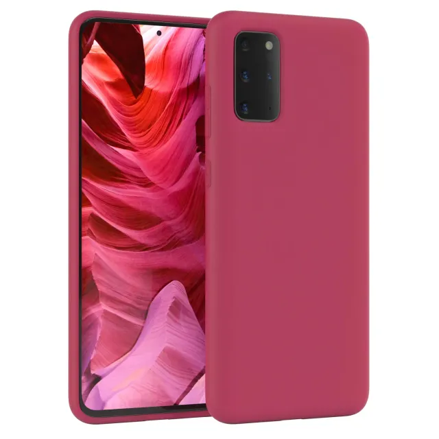 EAZY CASE Galaxy S20 Plus Silikonhülle Beere dünn