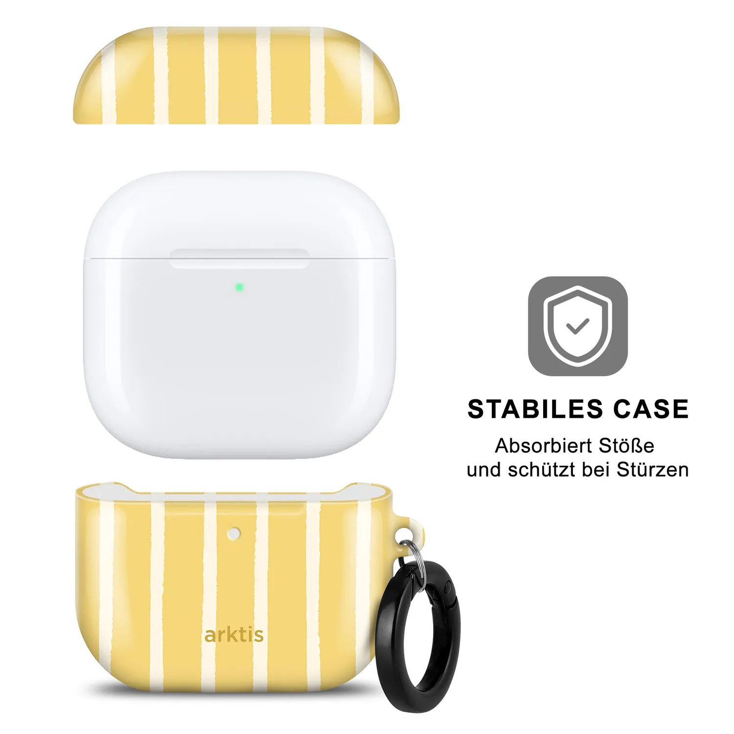 arktis AirPods 5 Hülle Sunny Stripes Case bunt