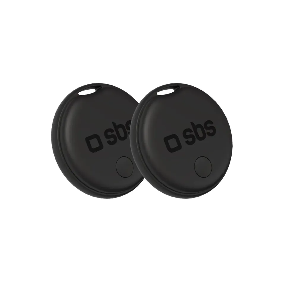SBS Track My Dual Tracker 2 Stück Find My Schwarz