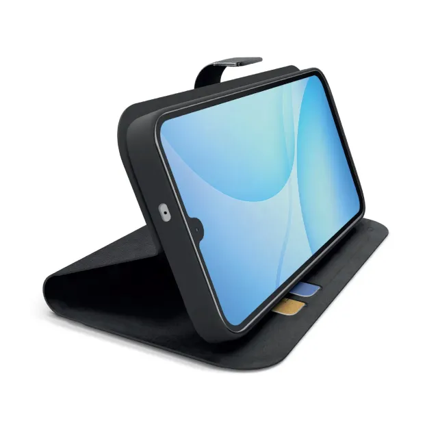 SBS Wallet Smooth Hülle Samsung A17 schwarz