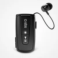 SBS Mono Bluetooth Headset mit Clip ausziehbar