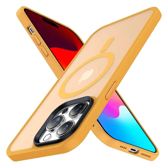 arktis Matt iPhone 15 Pro Max Hülle Sturmblau MagSafe