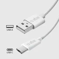 SBS USB-A auf USB-C Kabel 1,5 m Textil